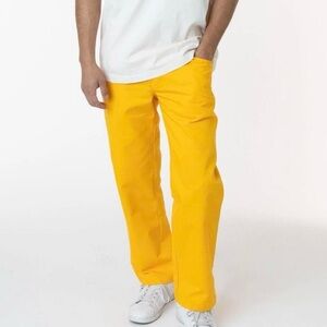 NEW LA APPAREL POLY COTTON TWILL GOLD WORK PANTS SIZE 28/32